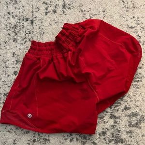 LULU RED SHORTS